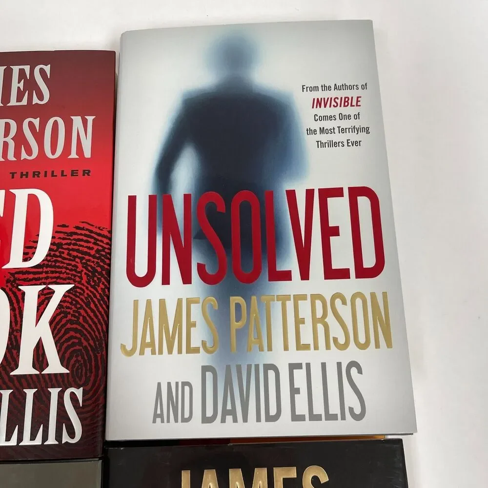 James Patterson Unsolved The Red Book‎ First Edition Hardcover Books Lot of 6